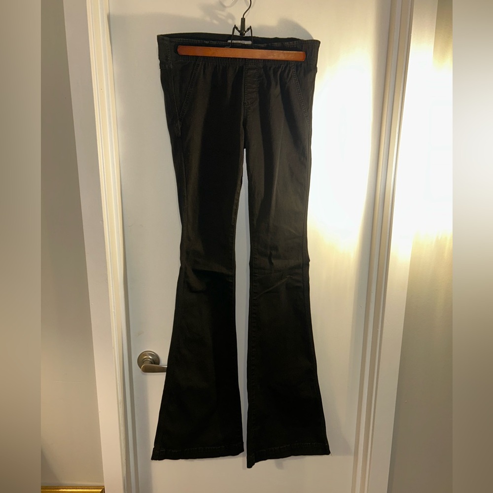 Free People Black bell bottom style Pants